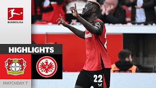 Wonderful Teamwork Initiates Comeback  Bayer 04 Leverkusen  Eintracht Frankfurt 21  Highlights [upl. by Aken]