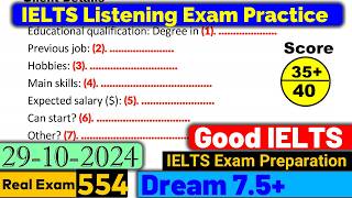 IELTS Listening Practice Test 2024 with Answers Real Exam  554 [upl. by Reteid]