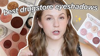 The BEST eyeshadows at the drugstore singles amp palettes [upl. by Burnsed]