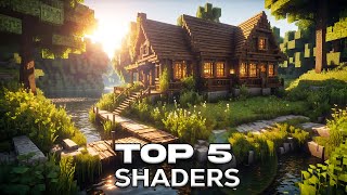 TOP 5 Minecraft Shaders 2024  RTX 4080 [upl. by Pruchno]