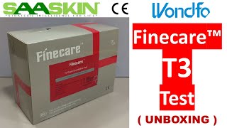 Wondfo Finecare™ T3 Rapid Quantitative Test  UNBOXING  FIA Test Kit  W231 [upl. by Pittman]