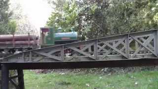 Peckforton Light Railway  Peckett Loco No 1 Peckforton [upl. by Fu]