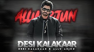 Desi Kalakar X Allu Arjun Edit Status  ZACK EDITS [upl. by Galven]