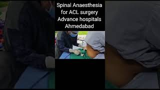 Spinal Anaesthesia for ACL surgery [upl. by Thayer]