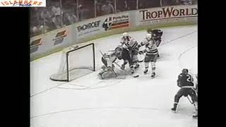 November 7 1990 Islanders at Devils highlights [upl. by Narruc]