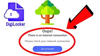 DigiLocker Fix There is no internet connection Problem Solve  DigiLocker Not Working Problem Solve [upl. by Bate]