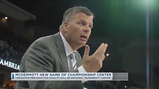 McDermott New Name Of Championship Center [upl. by Yhtac]