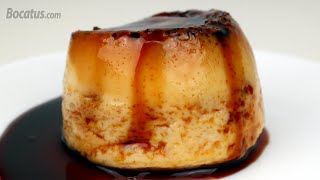 Flan Casero ¡en 3 MINUTOS al microondas [upl. by Ellennahc]