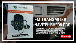 FM Transmiter NAVITEL BHF08 PRO  Recenzja i Test [upl. by Madelon]