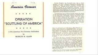 Excerpts from Operation Scuttling America by Marilyn Allen 1947 [upl. by Yeslah]