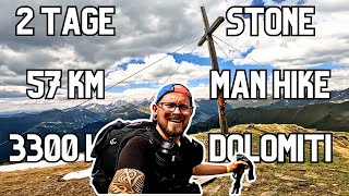 KRASSE Alpenwanderung  Stoneman Hike Dolomiten [upl. by Aseral26]