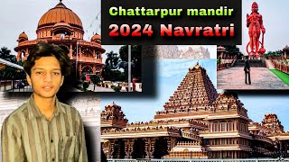 Chhattarpur Mandir Delhi Navratri 2024 Full Tour amp Info Chattarpur mandir vlog 🚀 [upl. by Irvin]