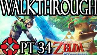 Zelda Skyward Sword Walkthrough  Sacred Water pt2  Skyview Spring  Part 34 [upl. by Enyallij]