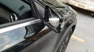 Trocando lente do espelho retrovisor direito da Mercedes GLA 200 [upl. by Bathsheb]