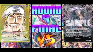 OP85 Enel vs Smoker Round 4 Final  Local Tournament 85  One Piece TCG [upl. by Slaby852]