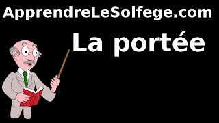 La portée description et explication  Apprendre le solfège et la musique [upl. by Nrehtac]