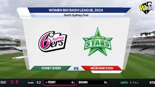 🔴 WBBL Live Sydney Sixers Vs Melbourne Stars Live  SS W vs MS W Live  WBBL Live Match Today [upl. by Asiaj]