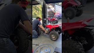 MOTOR SWAPPING My Trx90🫢atv 4wheeler quad shorts [upl. by Etnasa]