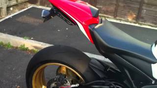 2010 CBR1000RR Fireblade HRC with Akrapovic baffle out [upl. by Ainek456]