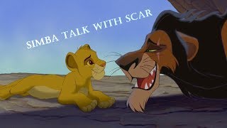 The Lion King  Simba talk with Scar HD [upl. by Anairam]