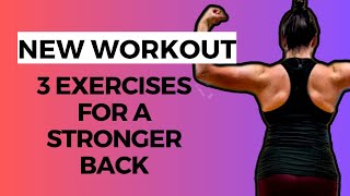 3 Easy Back Strengthening Exercises at Home [upl. by Alby]