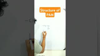 Structure of PAN PolyacrylonitrilePolymershorts [upl. by Malita676]