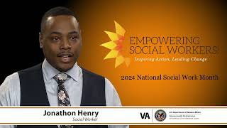 Social Worker Month  VA Social Work  Jonathon Henry [upl. by Anolla]