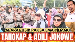 🔴BRUTAL  🔥APARAT USIR PAKSA AKSI EMAKEMAK MENGGUGAT🔥TANGKAP DAN ADILI JOKOWI❗❗ [upl. by Ecire]