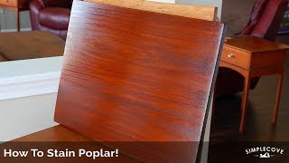 How To Stain Poplar [upl. by Adel]