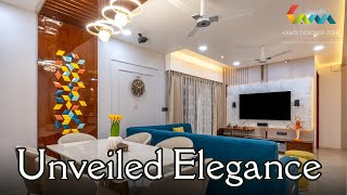 Unveiled Elegance Interiors at Ganga platino Kharadi  Kams Designer Zone [upl. by Berry130]