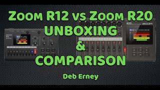 Zoom R12 vs Zoom R20  portable recording studios [upl. by Daphie226]