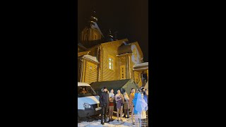 Крещенские купания в Анадыре 19012024 Погода 3 градуса мороза восточный ветер 1 мс Чукотка [upl. by Alphard203]