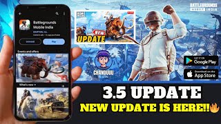 35 UPDATE RELEASE DATE IN BGMI BGMI LIVE  💀pubgmobile bgmi bgmilive newupdatebgmi 35update [upl. by Armond]