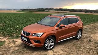 2018 SEAT Ateca FR 4drive DSG  Samoa Orange  Exterior Interior  Look Drive [upl. by Anahsek]