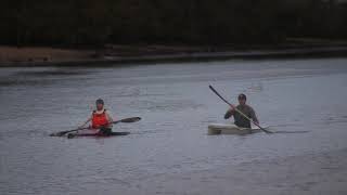 Paddling Sprint Session with CSKC at Swallow Rock K1 Vajda Fenn Surfski [upl. by Blim]