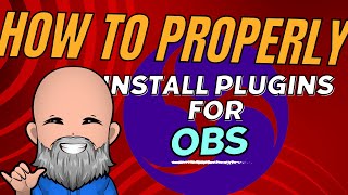 How To Properly Install Plugins For OBS in 2025 [upl. by Akahs]