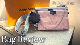 LV Maxi Multi Pochette Accessoires  Babalabagsco Review [upl. by Assirual]