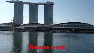 Reasons To Quit  Merle Haggard Karaoke byCharlie Marina Bay Integrated Resorts [upl. by Rossner401]