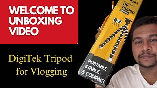 DigiTek Tripod Stand Unboxing Video … youtube vlogs creator shorts nagpuri amazon [upl. by Nuahsor]