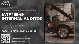 Comprehensive IATF 16949 Internal Auditor  CDG Training Private Limited  Get Course Link Below [upl. by Yeleak]