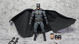 Mafex Batman Zack Sneyders Justice League Action Figure Review Indonesia dc justiceleague [upl. by Hametaf]