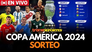 SORTEO COPA AMÉRICA 2024 EN VIVO Conoce los GRUPOS y FIXTURE  Trome [upl. by Fredericka]