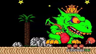 BONKS ADVENTURE  Stage 6 Boss Fight  PCEngine [upl. by Ullund]