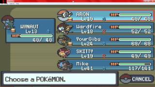 Pokemon Emerald part 25 Mike learns to Surf amp Wynaut evolves [upl. by Asirret]