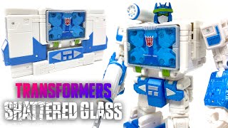 Transformers SHATTERED GLASS Voyager Class SOUNDWAVE Review  Yellow Plastic RANT [upl. by Vanni]