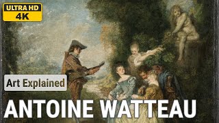 Antoine Watteau A collection of 10 oil paintings with title and year 17121716 4K [upl. by Leunamme43]