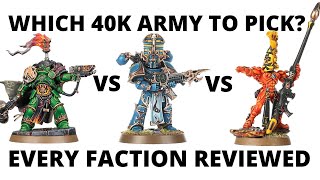 Which Army to Play in Warhammer 40K 10th Edition Every Army Reviewed [upl. by Greenstein515]