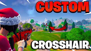 How To Get CUSTOM CROSSHAIR In Fortnite Chapter 5 FULL Tutorial [upl. by Mignon]