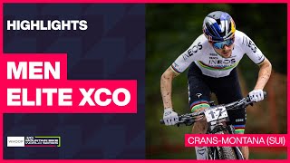 CransMontana  Men Elite XCO Highlights  2024 WHOOP UCI Mountain Bike World Cup [upl. by Fred439]