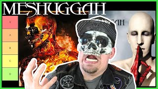 MESHUGGAH Albums RANKED Best To WORST [upl. by Airolg]